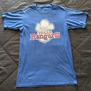 Texas Rangers Fanatics Blue Shirt Size Small